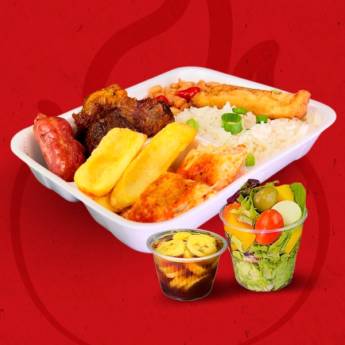 Comprar o produto de Marmitex Quadradinha Individual – Completa e Prática em Lençóis Paulista em Marmitex em Lençóis Paulista, SP por Solutudo