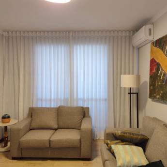 Comprar o produto de Cortina no Tecido Linho Suíço com Forro de Tergal no Trilho Suíço na Fita Wave Direto no Teto em Cortinas - Persianas - Carpetes em Penápolis, SP por Solutudo Comprar o produto de Cortina no Tecido Linho Suíço com Forro de Tergal no Trilho Suíço na Fita Wave Direto no Teto em Cortinas - Persianas - Carpetes em Penápolis, SP por Solutudo