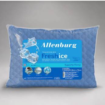 Comprar o produto de Travesseiro Altenburg Fresh Ice Azul – Conforto e Frescor em Itaí, SP em Confecções de Roupas em Itaí, SP por Solutudo