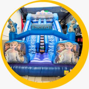 Comprar o produto de Tobogã da Frozen em Brinquedos Infláveis em Foz do Iguaçu, PR por Solutudo