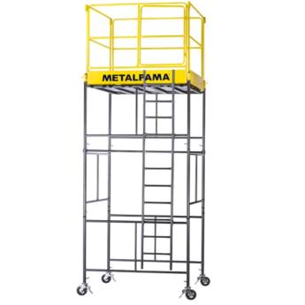 Comprar o produto de Andaime - Segurança e Eficiência para Obras no Ninho Verde II Eco Residence, SP em Aluguel de Equipamentos em Ninho Verde II Eco Residence, SP por Solutudo