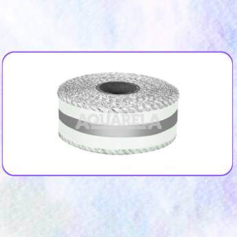 Comprar o produto de FITA TNT LAMÊ - BRANCO/PRATEADO em Fitas TNT Lamê em São Paulo, SP por Solutudo