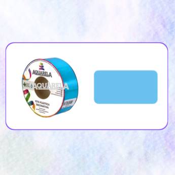 Comprar o produto de FITA PLÁSTICA - 5 - AZUL CLARO em Fitas Plásticas em São Paulo, SP por Solutudo