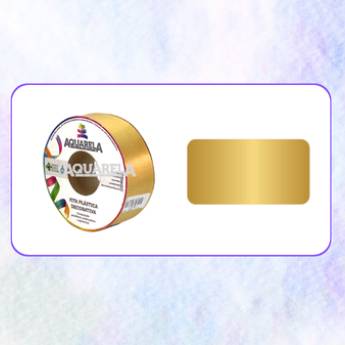 Comprar o produto de FITA PLÁSTICA - 15 - DOURADO em Fitas Plásticas em São Paulo, SP por Solutudo