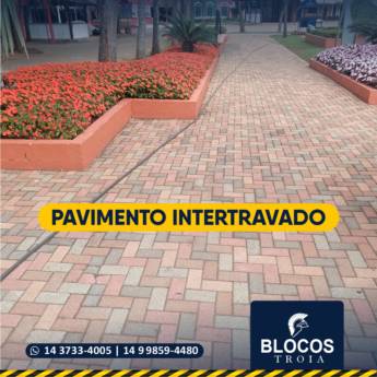 Comprar o produto de Pavimento Intertravado: Durabilidade e Sustentabilidade para Sua Obra no Riviera de Santa Cristina III, SP em Blocos de Concreto Estrutural em Riviera de Santa Cristina III, SP por Solutudo