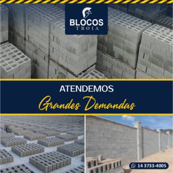 Comprar o produto de Blocos de Concreto: Resistência e Durabilidade para sua Obra no Terras de Santa Cristina V, SP. em Blocos de Concreto Estrutural em Riviera de Santa Cristina V, SP por Solutudo