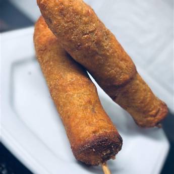 Comprar o produto de Espetinho com Frango Saboroso e Recheado - São Manuel, SP em Salgados em São Manuel, SP por Solutudo