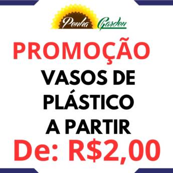 Comprar o produto de Vasos de Plástico a partir de R$2,00 em Floriculturas em São Paulo, SP por Solutudo