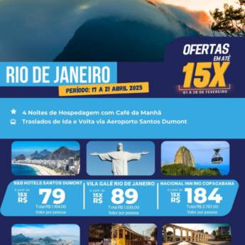 Comprar o produto de Conheça o Rio de Janeiro com a Blend Way Viagens em Mineiros! em Ofertas: Hotéis e Viagens pela empresa Blend Way Viagens em Mineiros, GO por Solutudo