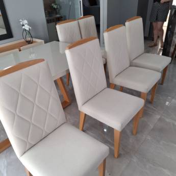 Comprar o produto de Higienização de Cadeiras de Jantar - Limpeza Profunda e Durabilidade em São Manuel, SP em Limpeza de Estofados em São Manuel, SP por Solutudo