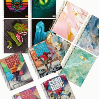 Comprar o produto de Caderno de Espiral 10 Matérias – Organização Completa em São Paulo, SP em Papelarias em São Paulo, SP por Solutudo