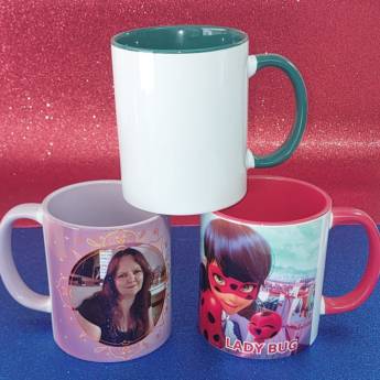 Comprar o produto de Caneca de Cerâmica Colorida Personalizada – Charme e Exclusividade em São Paulo, SP em Personalizados em São Paulo, SP por Solutudo