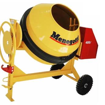 Comprar o produto de Betoneira 400 Litros CSM/Menegotti/Maqtron – Eficiência e Produtividade na Concretagem | Ninho Verde II Eco Residence - SP em Aluguel de Equipamentos em Ninho Verde II Eco Residence, SP por Solutudo