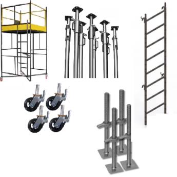 Comprar o produto de Andaimes Tubulares  e Acessórios – Segurança e Eficiência na Construção | Ninho Verde II Eco Residence - SP em Aluguel de Equipamentos em Ninho Verde II Eco Residence, SP por Solutudo