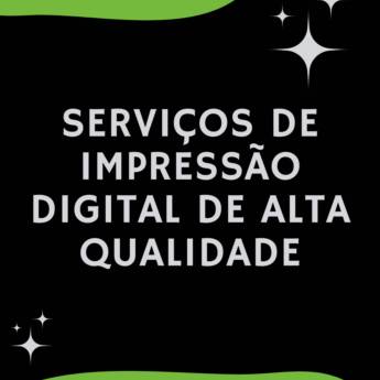 Comprar o produto de Serviços de impressão digital de alta qualidade em Itapetininga em Comunicação Visual em Itapetininga, SP por Solutudo