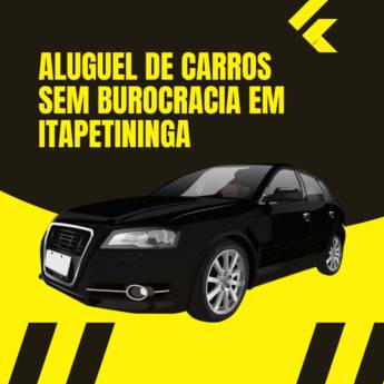 Comprar o produto de aluguel de carros sem burocracia em Itapetininga em Aluguel de Carros em Itapetininga, SP por Solutudo