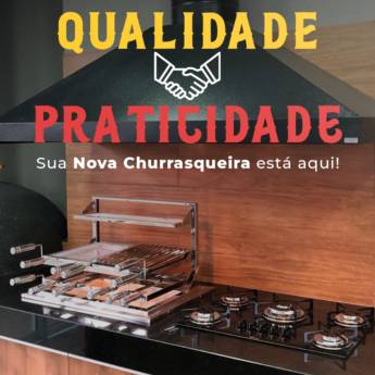 Comprar o produto de Churrasqueira Gourmet Padrão – Sofisticação e Desempenho no Santa Bárbara Resort Residence, SP em Kits de Churrasco e Utensílios em Santa Bárbara Resort Residence, SP por Solutudo