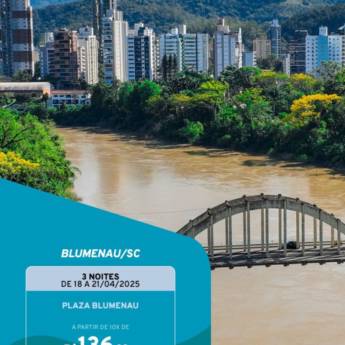 Comprar o produto de Encante-se com Blumenau: Uma Viagem Inesquecível com a Blend Way Viagens em Mineiros em Ofertas: Hotéis e Viagens pela empresa Blend Way Viagens em Mineiros, GO por Solutudo