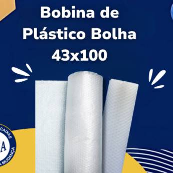 Comprar o produto de Plástico Bolha 43x100 – Bobina Ideal para E-commerce no Rio de Janeiro em Sacolas de Plástico em Rio de Janeiro, RJ por Solutudo