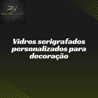 Comprar o produto de Vidros serigrafados personalizados para decoração em Vidraçaria em Itapetininga, SP por Solutudo
