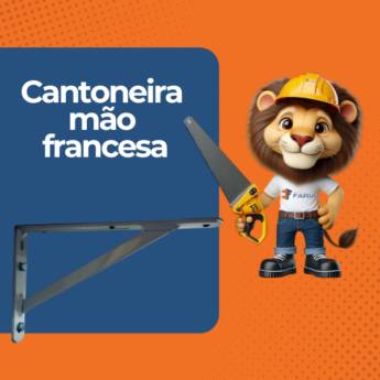Comprar o produto de Cantoneira Mão Francesa em Itapetininga em Estantes e Prateleiras em Itapetininga, SP por Solutudo