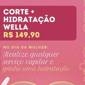 Comprar o produto de Promoção de março - Quarta-feira: Corte + hidratação Wella em Cabelos em Bauru, SP por Solutudo