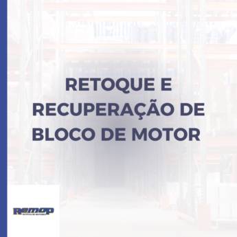 Comprar o produto de Retoque e recuperação de bloco de motor em Itapetininga em Retífica de Motores em Itapetininga, SP por Solutudo