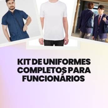 Comprar o produto de Kit de uniformes completos para funcionários em Itapetininga em Uniformes em Itapetininga, SP por Solutudo