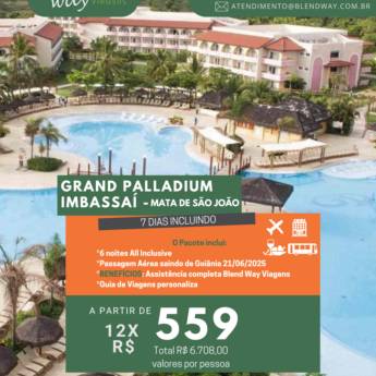 Comprar o produto de Sua Viagem Perfeita Começa Aqui: Ofertas Exclusivas nos Melhores Resorts com a Blend Way Viagens! em Ofertas: Hotéis e Viagens pela empresa Blend Way Viagens em Mineiros, GO por Solutudo