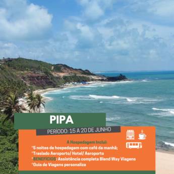 Comprar o produto de  Pipa: Natureza Exuberante e Praias Incríveis em Ofertas: Hotéis e Viagens pela empresa Blend Way Viagens em Mineiros, GO por Solutudo