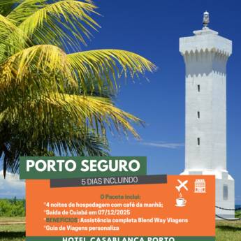 Comprar o produto de Porto Seguro: História, Cultura e Praias Deslumbrantes em Ofertas: Hotéis e Viagens pela empresa Blend Way Viagens em Mineiros, GO por Solutudo