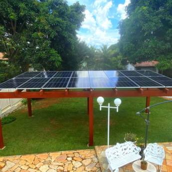 Comprar o produto de Energia Solar Residencial com Pergolado – Economia e Sustentabilidade no Lago Norte, Brasília – Efeito Solar em Energia Solar em Brasília, DF por Solutudo