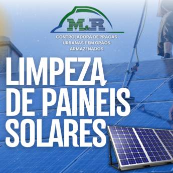 Comprar o produto de Limpeza de Painéis Solares – Máxima Eficiência e Economia – Riviera de Santa Cristina V em Dedetizadoras em Riviera de Santa Cristina V, SP por Solutudo