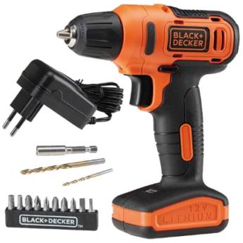 Comprar o produto de Parafusadeira Black+Decker 12V com 13 Peças - LD12S em Ferramentas em Ninho Verde II Eco Residence, SP por Solutudo