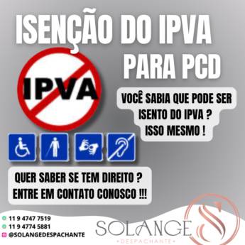 Comprar o produto de Isenção de IPVA para PCD com Suporte Completo – Ninho Verde II Eco Residence, SP em Despachantes em Ninho Verde II Eco Residence, SP por Solutudo