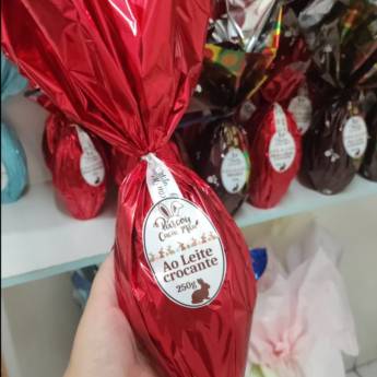 Comprar o produto de Ovo de Páscoa Artesanal com Recheios Especiais – Lençóis Paulista, SP em Chocolateria em Lençóis Paulista, SP por Solutudo
