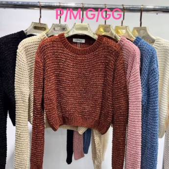 Comprar o produto de Suéter croped mouse p ao GG 99,00 em São Manuel, SP em Roupas Femininas em São Manuel, SP por Solutudo