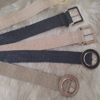 Comprar o produto de Cinto de Palha com Elástico | Versátil para Vestidos, Saias e Calças | Sivest | São Manuel, SP em Roupas Femininas em São Manuel, SP por Solutudo