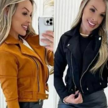 Comprar o produto de Jaqueta Suéde G1 | Sivest | São Manuel, SP em Roupas Femininas em São Manuel, SP por Solutudo
