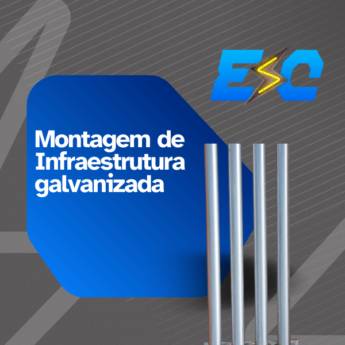 Comprar o produto de Montagem de Infraestrutura Galvanizada em Itapetininga em Instalação Elétrica em Itapetininga, SP por Solutudo