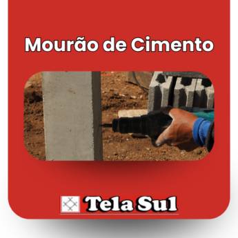 Comprar o produto de Mourão de Cimento em Itapetininga em Telas para Alambrado em Itapetininga, SP por Solutudo