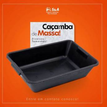 Comprar o produto de Caçamba de Massa em Avaré – Diversos Tamanhos para sua Obra em Materiais para Construção em Avaré, SP por Solutudo