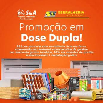Comprar o produto de Promoção em Dose Dupla em Avaré – Descontos Exclusivos e Instalação Grátis! em Materiais para Construção em Avaré, SP por Solutudo