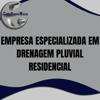 Comprar o produto de empresa especializada em drenagem pluvial residencial em Itapetininga em Calhas - Inox em Itapetininga, SP por Solutudo