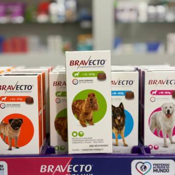 Comprar o produto de Antipulgas e carrapaticida BRAVECTO 10 a 20 KG - Melhor preço em Comprimidos Antipulgas em Mineiros, GO por Solutudo Comprar o produto de Antipulgas e carrapaticida BRAVECTO 10 a 20 KG - Melhor preço em Comprimidos Antipulgas em Mineiros, GO por Solutudo