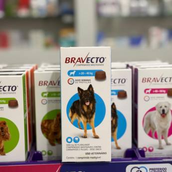 Comprar o produto de Antipulgas e carrapaticida BRAVECTO 20 a 40 KG - Melhor Preço em Comprimidos Antipulgas em Mineiros, GO por Solutudo Comprar o produto de Antipulgas e carrapaticida BRAVECTO 20 a 40 KG - Melhor Preço em Comprimidos Antipulgas em Mineiros, GO por Solutudo