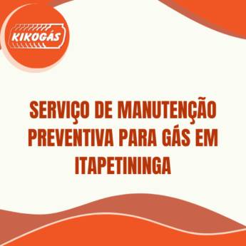Comprar o produto de Serviço de manutenção preventiva para gás em Itapetininga em Gás em Itapetininga, SP por Solutudo