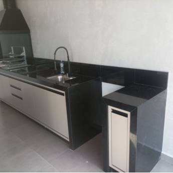 Comprar o produto de Jogo de Cozinha em Avaré - Elegância com Granito São Gabriel em Marmorarias pela empresa Adonai Construtora e Marmoraria em Riviera de Santa Cristina III, SP por Solutudo