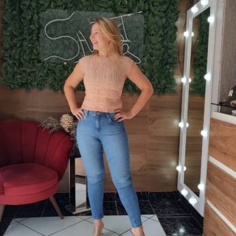 Comprar o produto de Tricô Modal Tamanho Único – Veste até G por R$44,00 em São Manuel em Roupas e Acessórios em São Manuel, SP por Solutudo