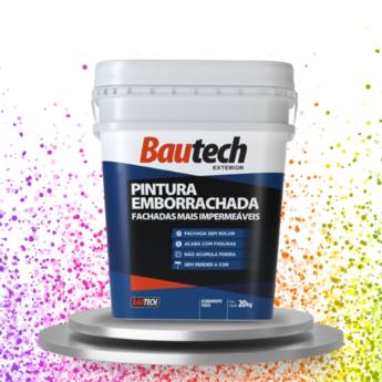 Comprar o produto de Pintura emborrachada Bautech em Materiais de Pintura em Botucatu, SP por Solutudo Comprar o produto de Pintura emborrachada Bautech em Materiais de Pintura em Botucatu, SP por Solutudo